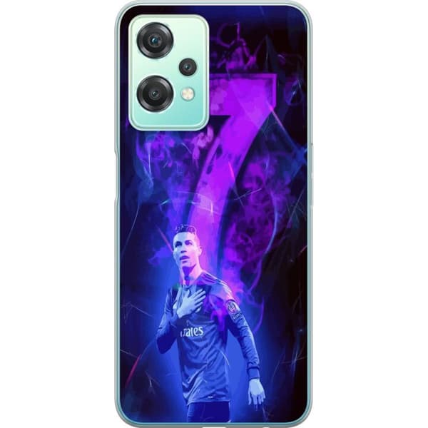 OnePlus Nord CE 2 Lite 5G Gjennomsiktig deksel Ronaldo 7 - Fotballlegenden i Aksjon for Fans