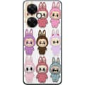 Miniatyrbilde 1 av 3: OnePlus Nord CE3 Gjennomsiktig deksel Labubu Pink Monster - Popkunst med Kawaii-touch