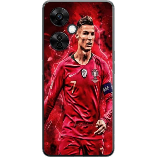 OnePlus Nord CE3 Gennemsigtig cover Ronaldo Færdigheder - CR7 Design for Ægte Fans