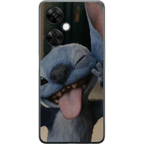 OnePlus Nord CE 3 Lite Gjennomsiktig deksel Stitch Søt Alien - Blå Favoritt fra Ytre Rommet