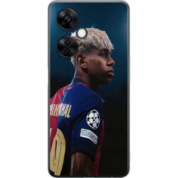OnePlus Nord CE 3 Lite Gjennomsiktig deksel Lamine Yamal - Barcelonas Wonderkid i Fokus