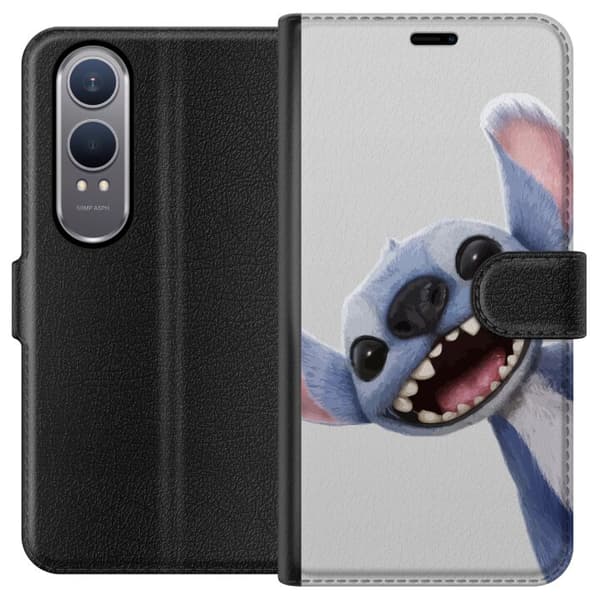 OnePlus Nord CE4 Lite Lompakkokotelo Stitch liikkeessä - Kawaii-suunnittelu faneille ja lapsille