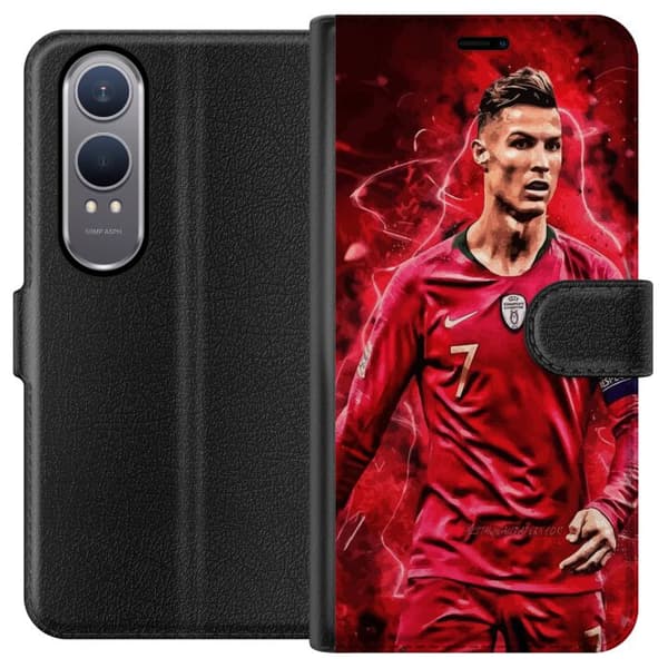 OnePlus Nord CE4 Lite Tegnebogsetui Ronaldo Færdigheder - CR7 Design for Ægte Fans