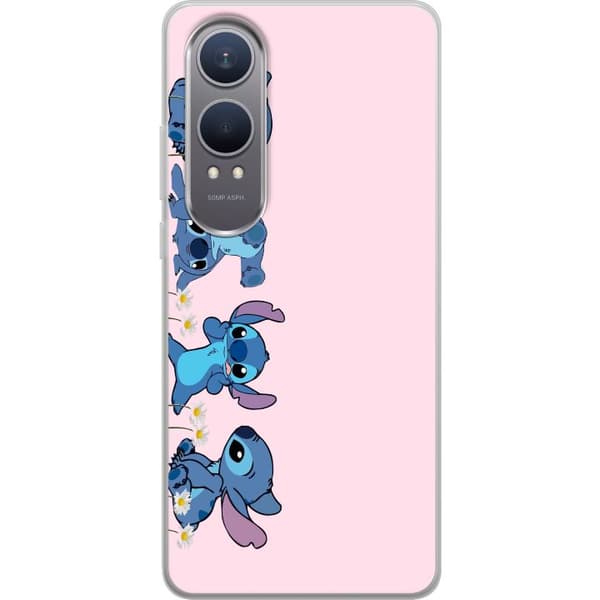 OnePlus Nord CE4 Lite Gennemsigtig cover Stitch Grin & Leg – Perfekt til Telefoncovers eller Plakater