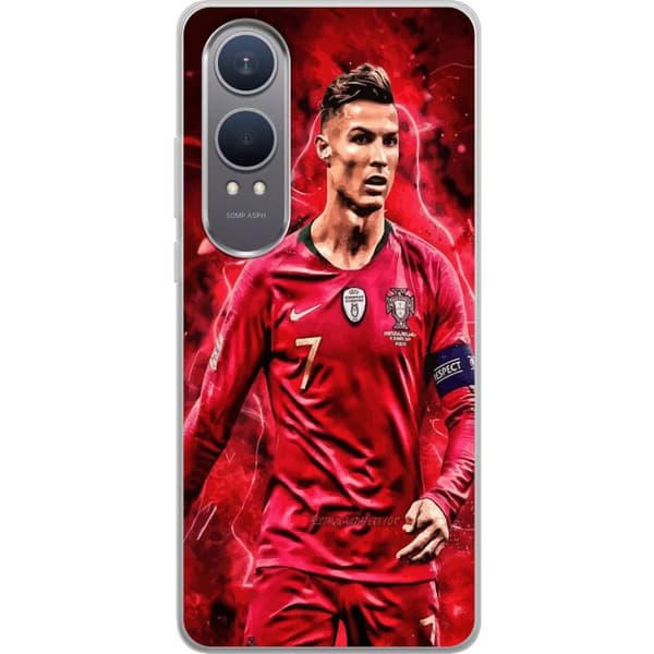OnePlus Nord CE4 Lite Gjennomsiktig deksel Ronaldo Ferdigheter - CR7 Design for Ekte Supportere