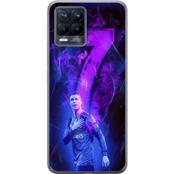 Realme 8 Gjennomsiktig deksel Ronaldo 7 - Fotballlegenden i Aksjon for Fans