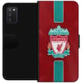 Miniatyrbillede 1 af 3: Samsung Galaxy A03s Tegnebogsetui Liverpool FC - Klassisk Fodboldstolthed i Rødt
