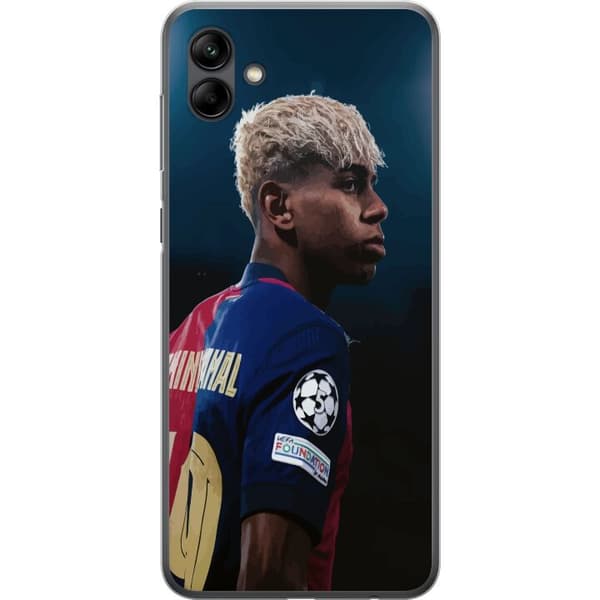 Samsung Galaxy A05 Gennemsigtig cover Lamine Yamal - Barcelonas Wunderkind i fokus