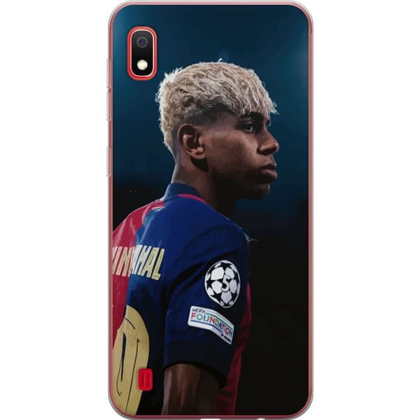 Samsung Galaxy A10 Gennemsigtig cover Lamine Yamal - Barcelonas Wunderkind i fokus