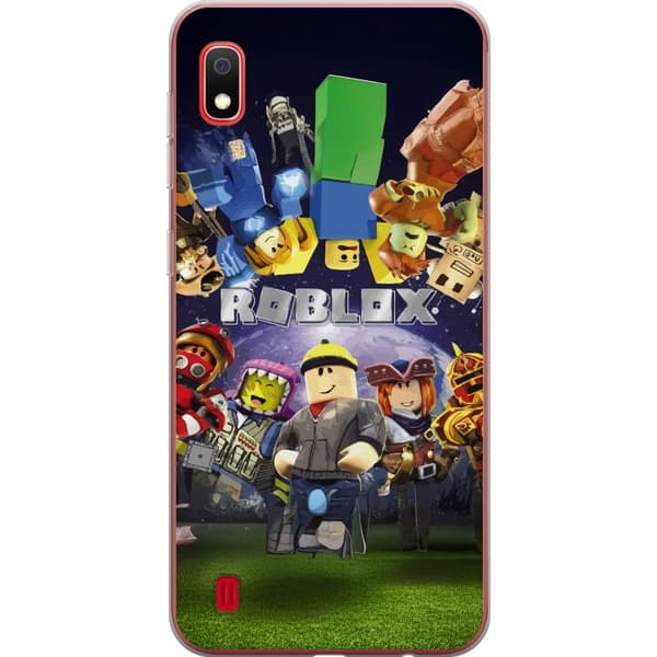 Samsung Galaxy A10 Gennemsigtig cover Roblox Verden - Gaming Eventyr for Børn og Unge