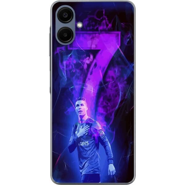 Samsung Galaxy A06 Gjennomsiktig deksel Ronaldo 7 - Fotballlegenden i Aksjon for Fans