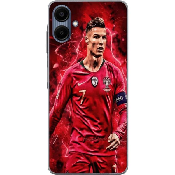 Samsung Galaxy A06 Läpinäkyvä kuori Ronaldon Taidot - CR7 Suunnittelu Aidolle Kannattajalle