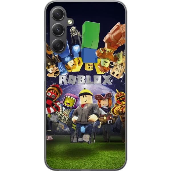 Samsung Galaxy A05s Läpinäkyvä kuori Roblox Maailma - Pelaamisseikkailu Lapsille ja Nuorille
