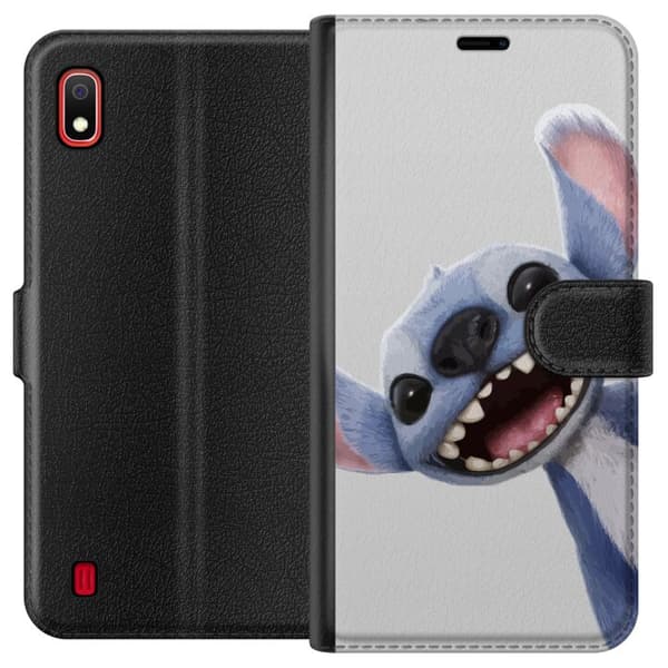 Samsung Galaxy A10 Tegnebogsetui Stitch i fart - Kawaii-design til fans & børn