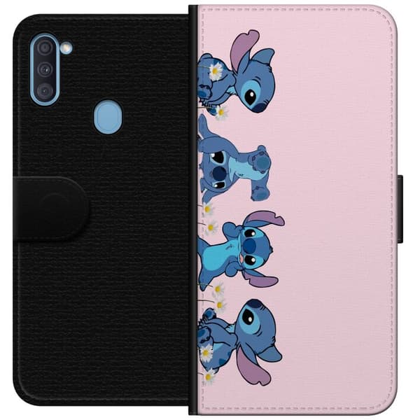 Samsung Galaxy A11 Lommeboketui Stitch Ler & Leker – Perfekt for Mobildeksler eller Postere