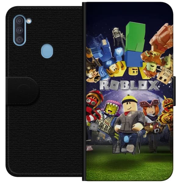 Samsung Galaxy A11 Lommeboketui Roblox Verden - Spilleventyr for Barn og Ungdom