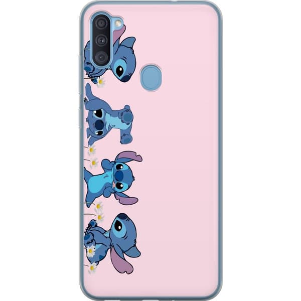 Samsung Galaxy A11 Gjennomsiktig deksel  Stitch Ler & Leker – Perfekt for Mobildeksler eller Postere