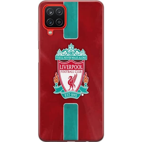 Samsung Galaxy A12 Gjennomsiktig deksel Liverpool FC - Klassisk Fotballstolthet i Rødt