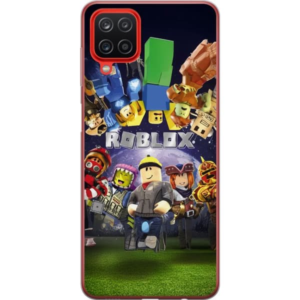 Samsung Galaxy A12 Gjennomsiktig deksel Roblox Verden - Spilleventyr for Barn og Ungdom