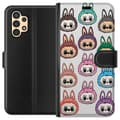 Pikkukuva 1 / 3: Samsung Galaxy A13 Lompakkokotelo Labubu Macaron Monster - Söpö Keräilyfiguuri Tyylillä
