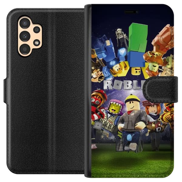 Samsung Galaxy A13 Lompakkokotelo Roblox Maailma - Pelaamisseikkailu Lapsille ja Nuorille