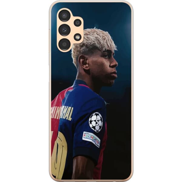 Samsung Galaxy A13 Gjennomsiktig deksel Lamine Yamal - Barcelonas Wonderkid i Fokus