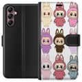 Miniatyrbillede 1 af 3: Samsung Galaxy A14 5G Tegnebogsetui Labubu Pink Monster - Popkunst med Kawaii-touch