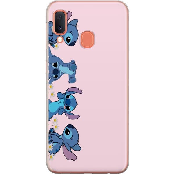 Samsung Galaxy A20e Gjennomsiktig deksel  Stitch Ler & Leker – Perfekt for Mobildeksler eller Postere