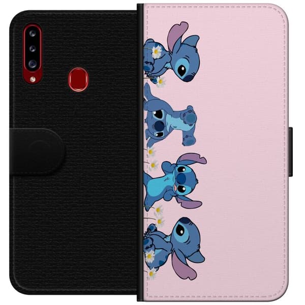 Samsung Galaxy A20s Lompakkokotelo  Stitch Nauru & Leikki – Täydellinen puhelinkoteloihin tai julisteisiin