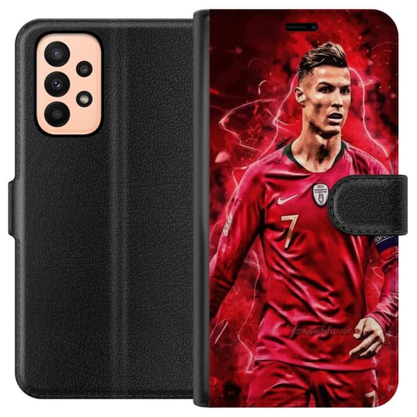 Samsung Galaxy A23 Plånboksfodral Ronaldo Skills – CR7 Design för Äkta Supporters