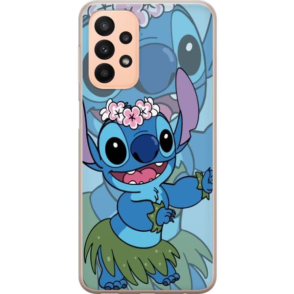 Samsung Galaxy A23 Gennemsigtig cover Stitch under Stjernerne - Magisk Anime-stil