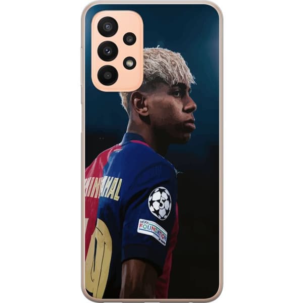 Samsung Galaxy A23 5G Gennemsigtig cover Lamine Yamal - Barcelonas Wunderkind i fokus