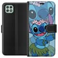 Miniatyrbillede 1 af 3: Samsung Galaxy A22 5G Tegnebogsetui Stitch under Stjernerne - Magisk Anime-stil