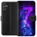 Miniatyrbillede 1 af 3: Samsung Galaxy A24 4G Tegnebogsetui Ronaldo 7 - Fodboldlegende i Handling for Fans