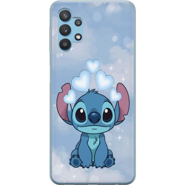 Samsung Galaxy A32 5G Gennemsigtig cover Stitch Hoppende Glæde - Sjovt Design til Gave