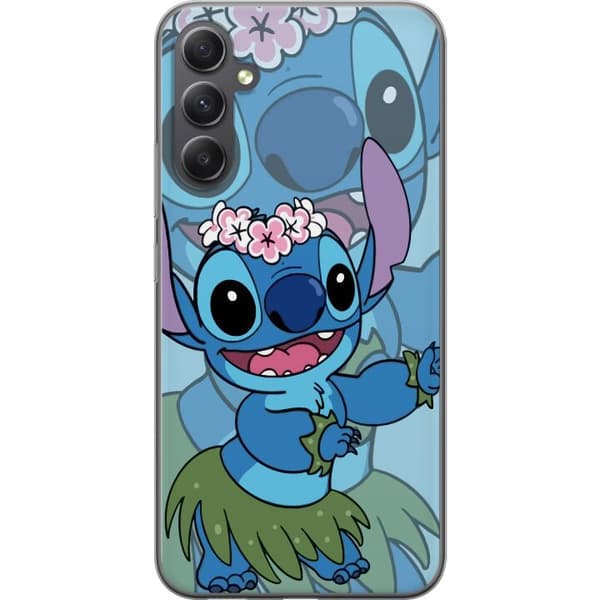 Samsung Galaxy A25 Gennemsigtig cover Stitch under Stjernerne - Magisk Anime-stil