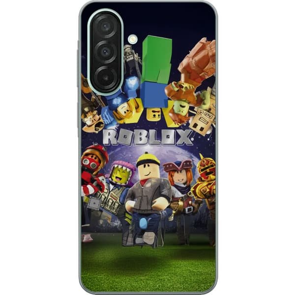 Samsung Galaxy A26 Genomskinligt Skal Roblox Värld – Gamingäventyr för Barn & Ungdomar