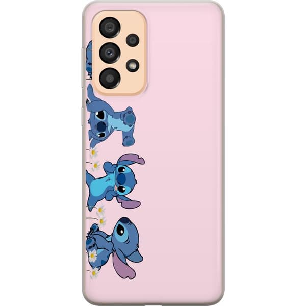 Samsung Galaxy A33 5G Gennemsigtig cover Stitch Grin & Leg – Perfekt til Telefoncovers eller Plakater