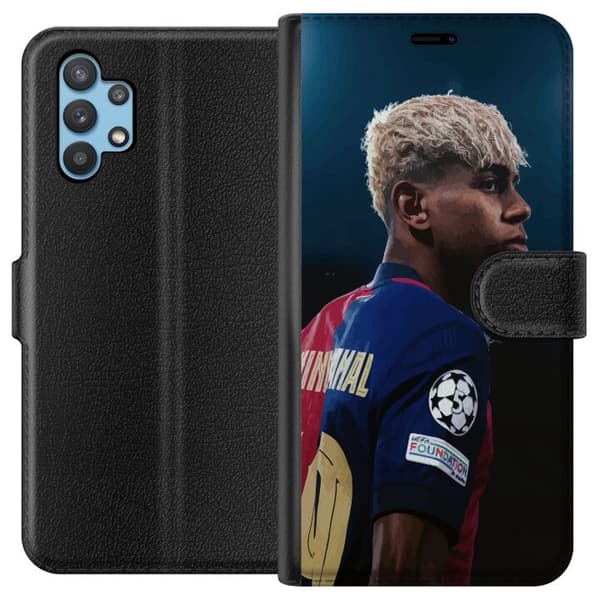 Samsung Galaxy A32 5G Tegnebogsetui Lamine Yamal - Barcelonas Wunderkind i fokus