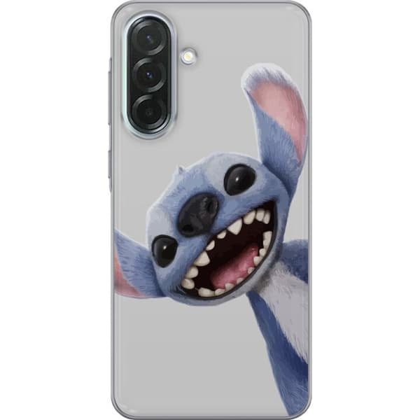 Samsung Galaxy A36 Gennemsigtig cover Stitch i fart - Kawaii-design til fans & børn
