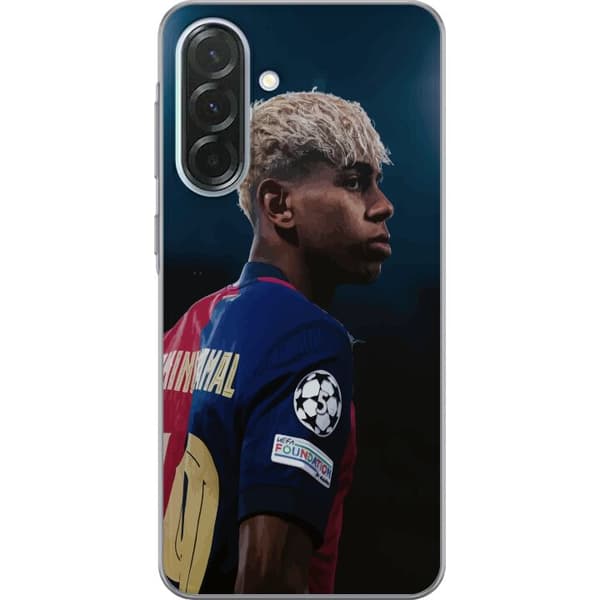 Samsung Galaxy A36 Gennemsigtig cover Lamine Yamal - Barcelonas Wunderkind i fokus