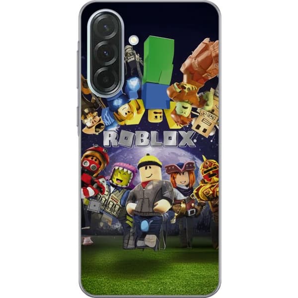 Samsung Galaxy A36 Gennemsigtig cover Roblox Verden - Gaming Eventyr for Børn og Unge