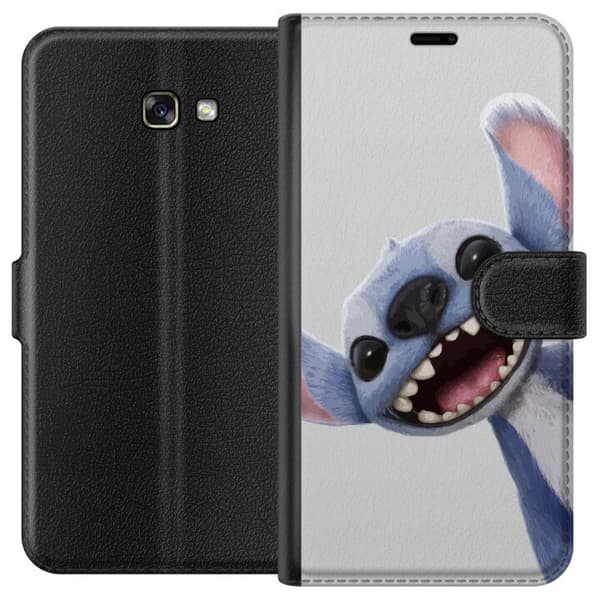 Samsung Galaxy A3 (2017) Lompakkokotelo Stitch liikkeessä - Kawaii-suunnittelu faneille ja lapsille