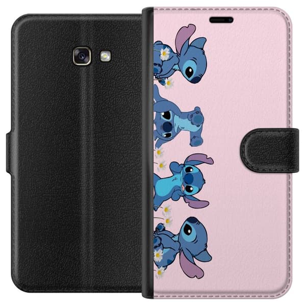 Samsung Galaxy A3 (2017) Plånboksfodral Stitch Skratt & Bus – Perfekt för Mobilskal eller Poster