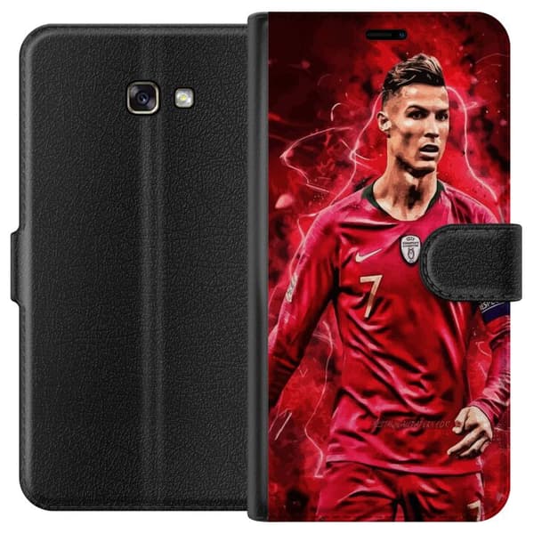 Samsung Galaxy A3 (2017) Tegnebogsetui Ronaldo Færdigheder - CR7 Design for Ægte Fans