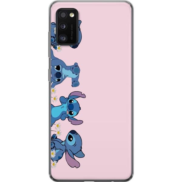 Samsung Galaxy A41 Läpinäkyvä kuori  Stitch Nauru & Leikki – Täydellinen puhelinkoteloihin tai julisteisiin