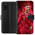 Pikkukuva 1 / 3: Samsung Galaxy A41 Lompakkokotelo Ronaldon Taidot - CR7 Suunnittelu Aidolle Kannattajalle