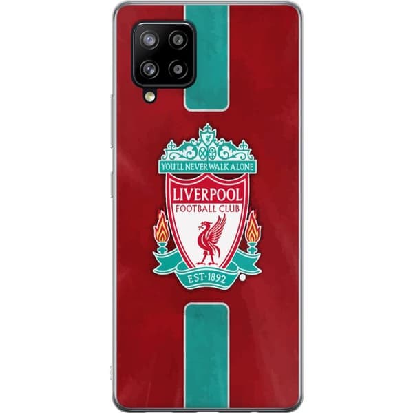 Samsung Galaxy A42 5G Gennemsigtig cover Liverpool FC - Klassisk Fodboldstolthed i Rødt