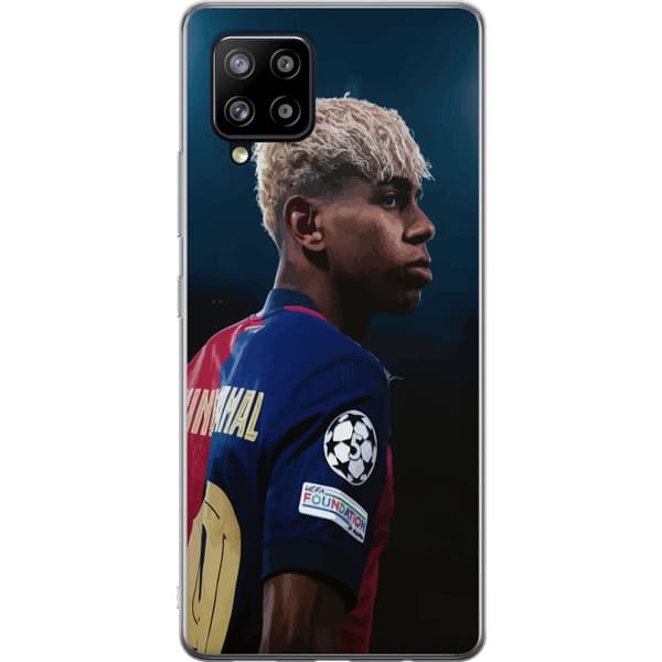 Samsung Galaxy A42 5G Gennemsigtig cover Lamine Yamal - Barcelonas Wunderkind i fokus