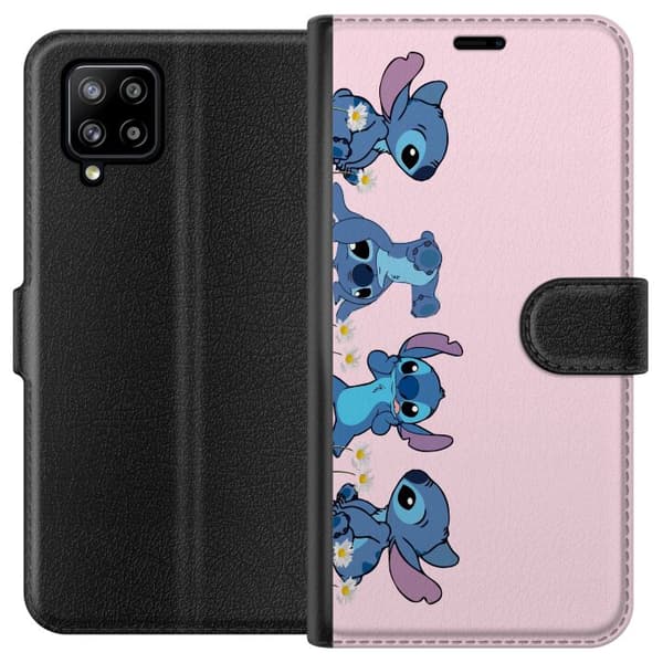 Samsung Galaxy A42 5G Tegnebogsetui Stitch Grin & Leg – Perfekt til Telefoncovers eller Plakater